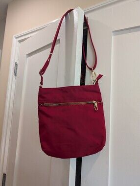 Travelon Raspberry Colored Security Bag